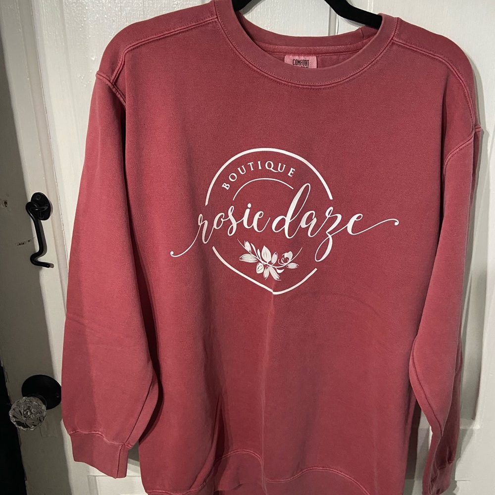 Women's Crewneck Sweatshirt - Rose